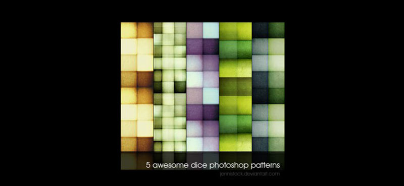 Dice-Patterns Download these free Photoshop patterns to use in your work