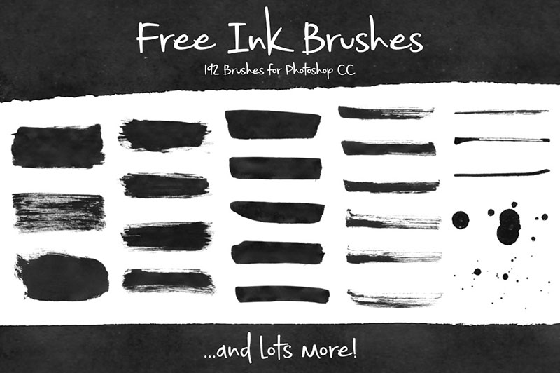 Free-Ink-Brushes-for-Photoshop-The-Ultimate-Package Awesome Photoshop ink brushes you should start using