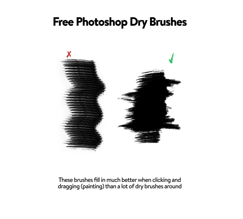 Free-Photoshop-brushes-dry-ink-brushes Awesome Photoshop ink brushes you should start using
