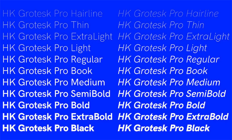 HK-Grotesk-Pro 15 Best Fonts Similar To Montserrat You Can Use In Your Designs