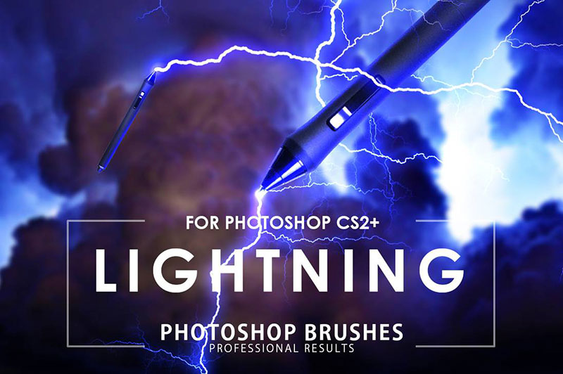 Lightning-Photoshop-Brushes Lightning Photoshop brushes that you could use in your projects