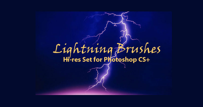Lightning-Strikes-PS-Brushes Lightning Photoshop brushes that you could use in your projects