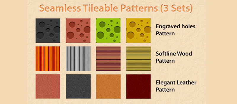 Seamless-tileable-patterns Download these free Photoshop patterns to use in your work
