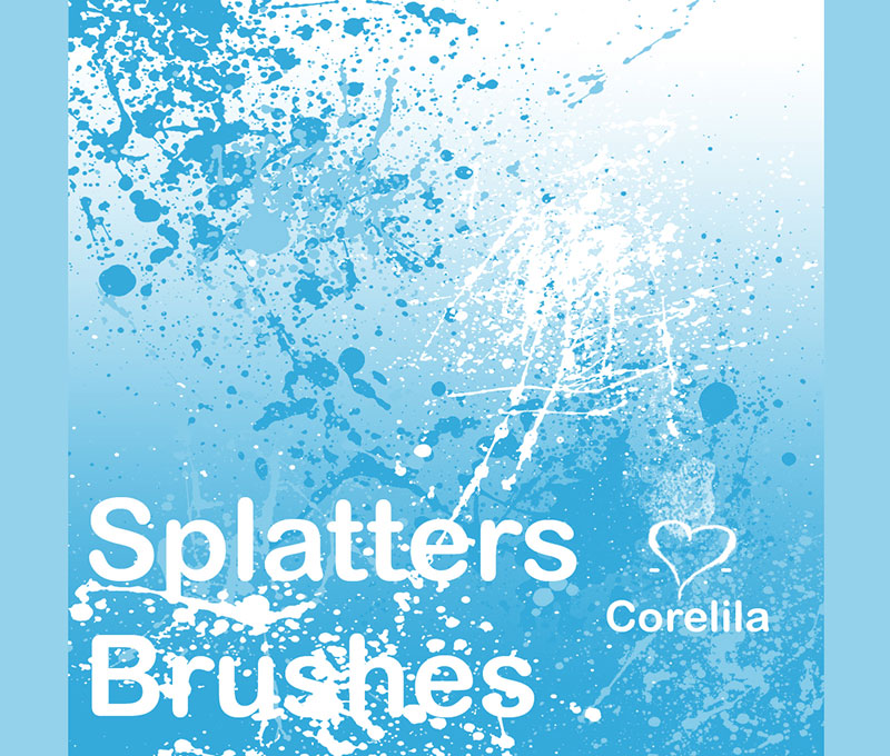 Splatter-Brushes Cool Photoshop splatter brushes to use in your designs