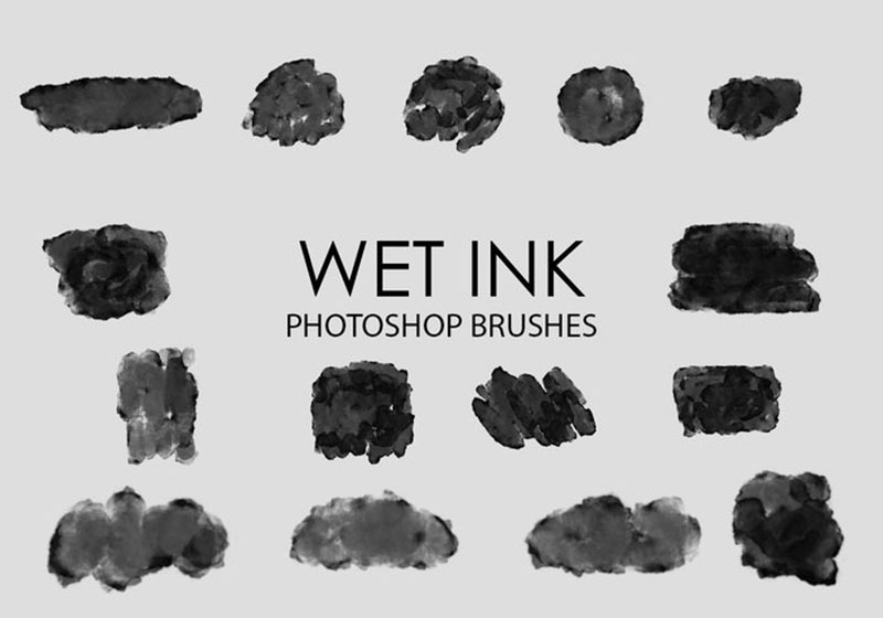 Wet-Ink-Brush-for-Photoshop Awesome Photoshop ink brushes you should start using