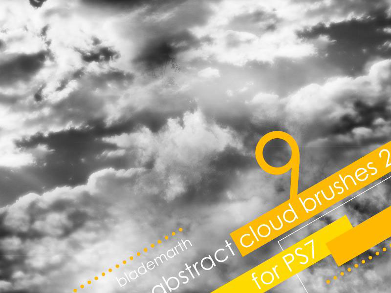 9-Abstract-Photoshop-Cloud-Brushes-Straight-from-real-life 26 Photoshop Cloud Brushes That You Must Have In Your Toolbox