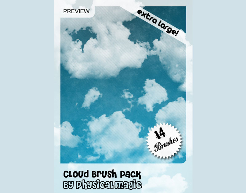 Clouds-Brush-Pack-For-your-subtle-projects Photoshop cloud brushes that you must have in your toolbox