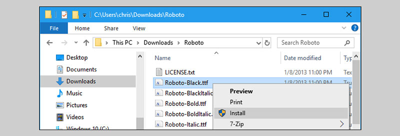 install-3 How to add fonts to FireAlpaca (FireAlpaca fonts guide)