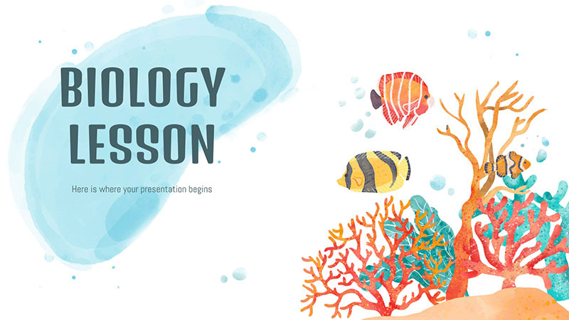 Biology-Lesson-Presentation-Immerse-yourself-in-knowledge The 28 best Google Slides templates for teachers