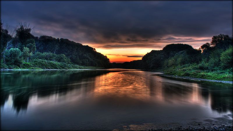 Donau-Sunrise-DonauSonnenuntergang-Go-with-the-flow 1080p wallpaper examples for your desktop background