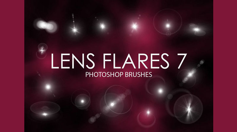 Free-Lens-Flare-Photoshop-Brushes-3D-Effect Photoshop star brushes that will make your designs better