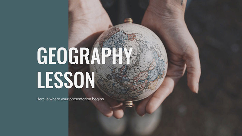 Geography-Lesson-Enjoy-the-freedom The best Google Slides templates for teachers - 35 Examples