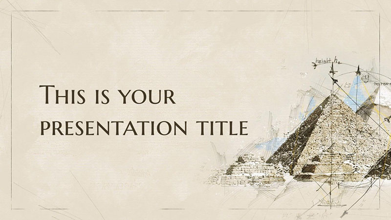 Reignier-presentation-template-Explore-the-human-history The best Google Slides templates for teachers - 35 Examples