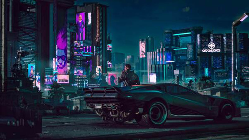 2018-Cyberpunk-2077-4k-Welcome-to-Night-City Cyberpunk wallpaper examples for your futuristic desktop