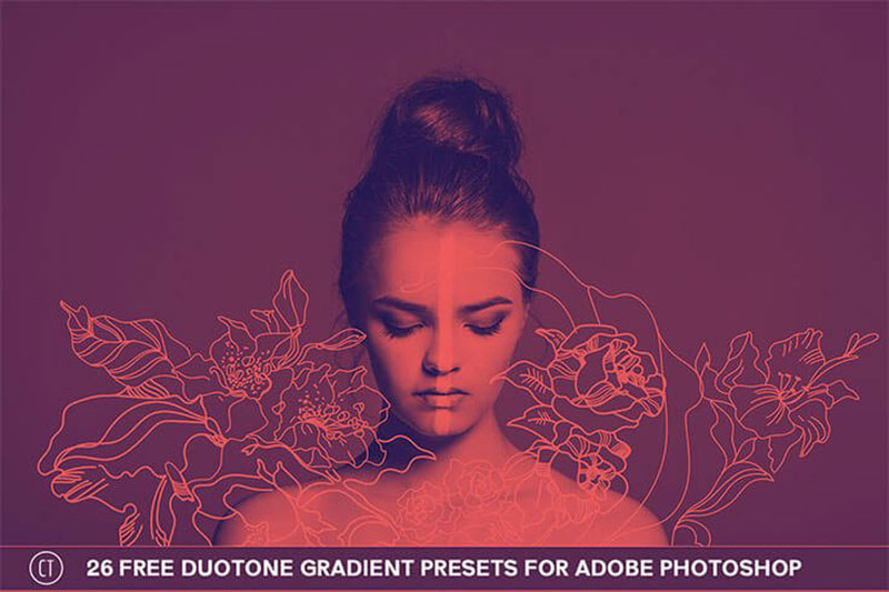 26-Free-Duotone-Gradient-Presets-for-Adobe-Photoshop 31 Free Photoshop Gradients To Use In Your Designs