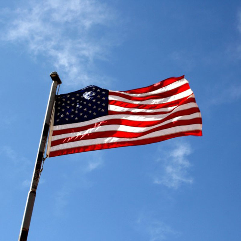 American-Flag-against-Blue-Sky-wallpaper The American flag wallpaper examples for the patriot in you