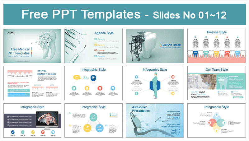 Dental-Clinic-PowerPoint-Template-Ideal-for-dentists 23 Top notch medical PowerPoint templates