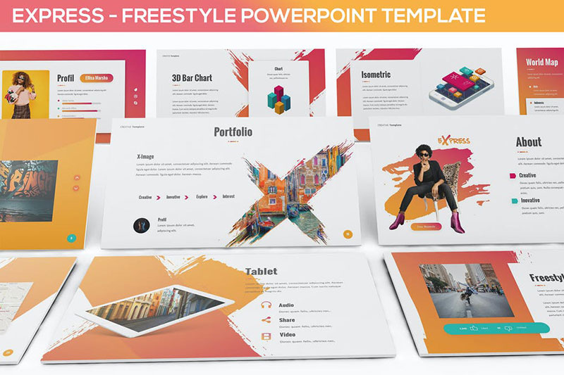 Express-–-Professional-PowerPoint-Templates The Best 41 Professional PowerPoint Templates