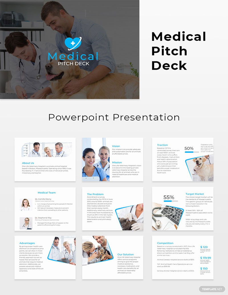 Top notch medical PowerPoint templates collection