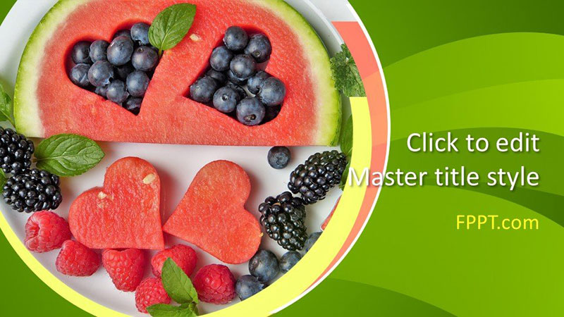 Fresh-fruit-PowerPoint-template-Refreshing-for-summer-days 23 Top notch medical PowerPoint templates