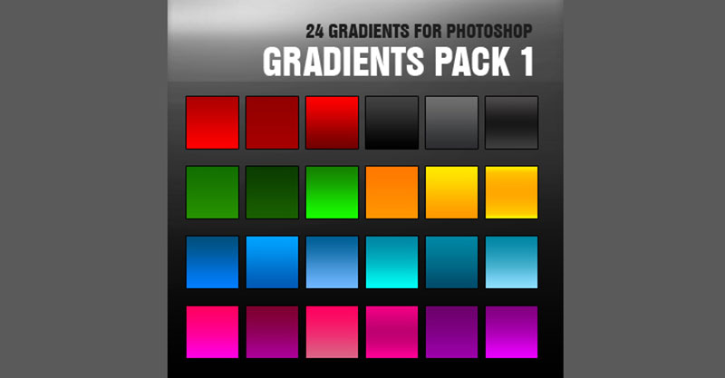 Gradients-Pack Free Photoshop gradients to use in your design projects