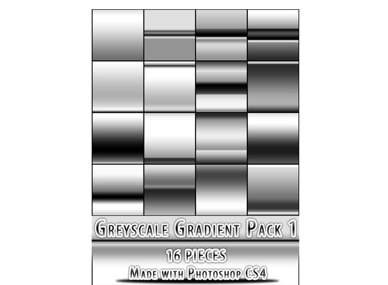 Greyscale-Gradient-Pack 31 Free Photoshop Gradients To Use In Your Designs