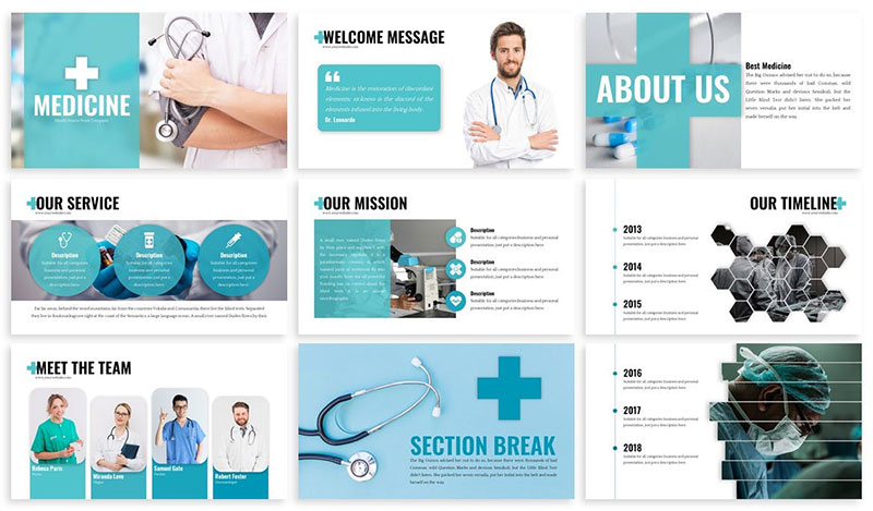 Medicine-Health-PowerPoint-Template-Get-the-ideal-chart Top notch medical PowerPoint templates collection