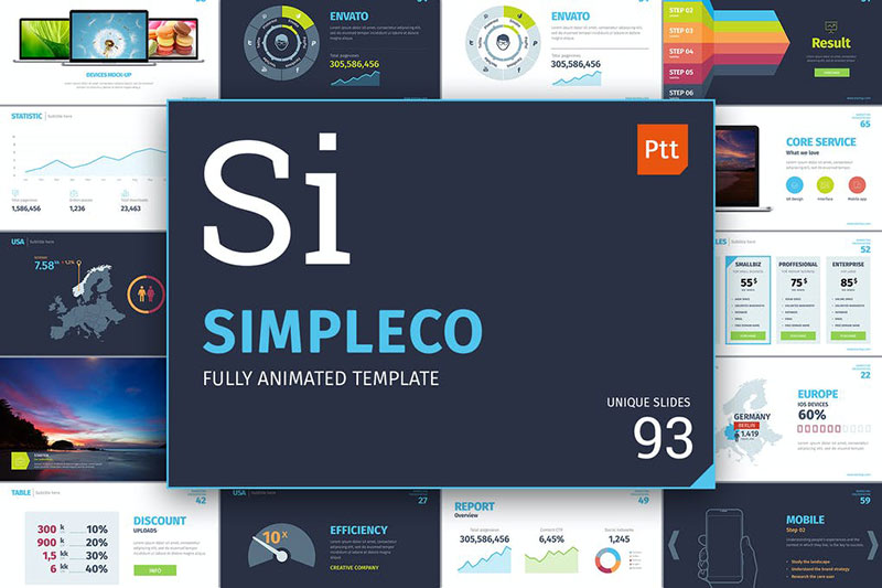Simpleco-Professional-Templates The Best 41 Professional PowerPoint Templates