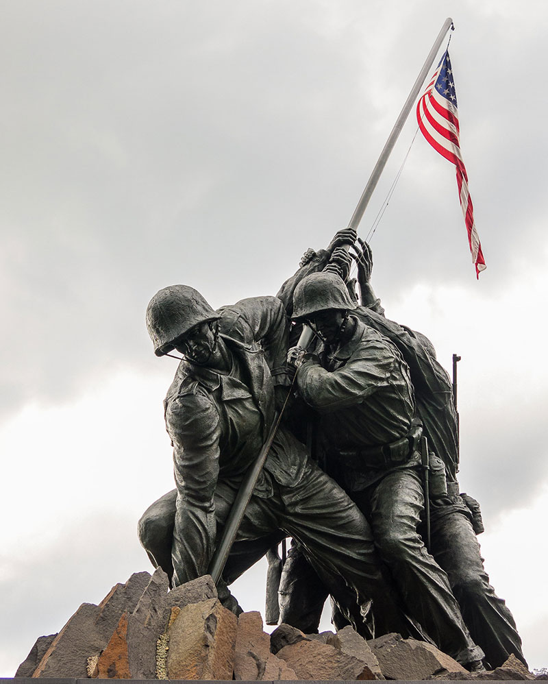 The-Flag-over-Iwo-Jima The American flag wallpaper examples for the patriot in you