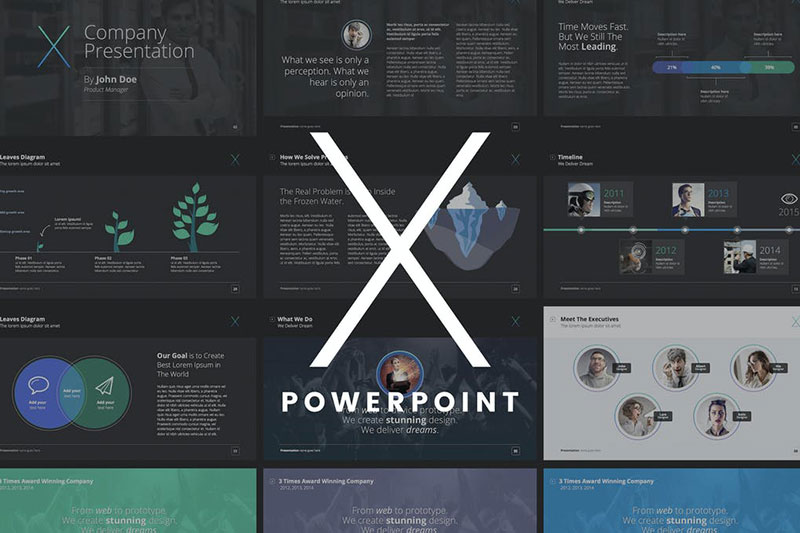 The-X-Note-Premium-PPT-P-Template The Best 41 Professional PowerPoint Templates