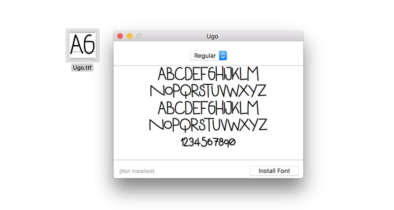 mac2-1 How to add fonts to InDesign and use them in your projects