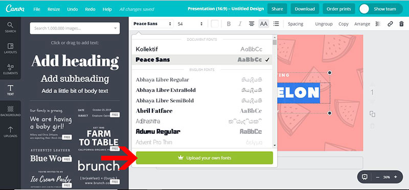 How To Upload Fonts To Canva In a few quick steps