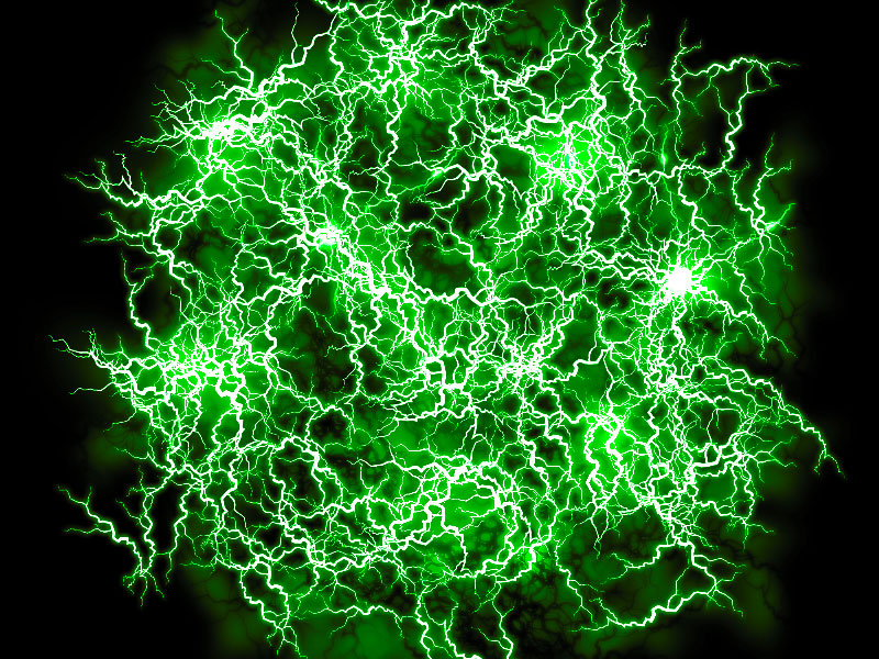 Free Black Red and Green Lightning Background