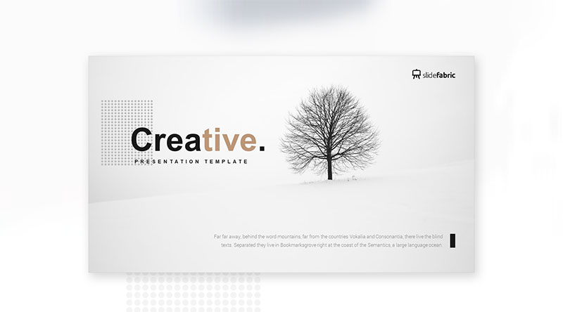 Creative-–-Free-Layout-Design The best free minimalist Powerpoint templates