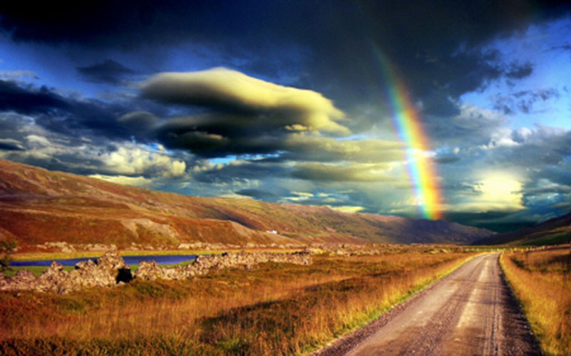 RAINBOW-The-northern-rainbows Do you need a rainbow wallpaper? Here are the best of them