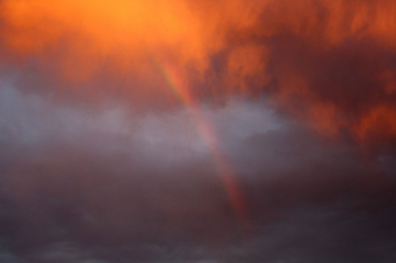 Rainbow-at-Sunset-Perfect-transparency Do you need a rainbow wallpaper? Here are the best of them