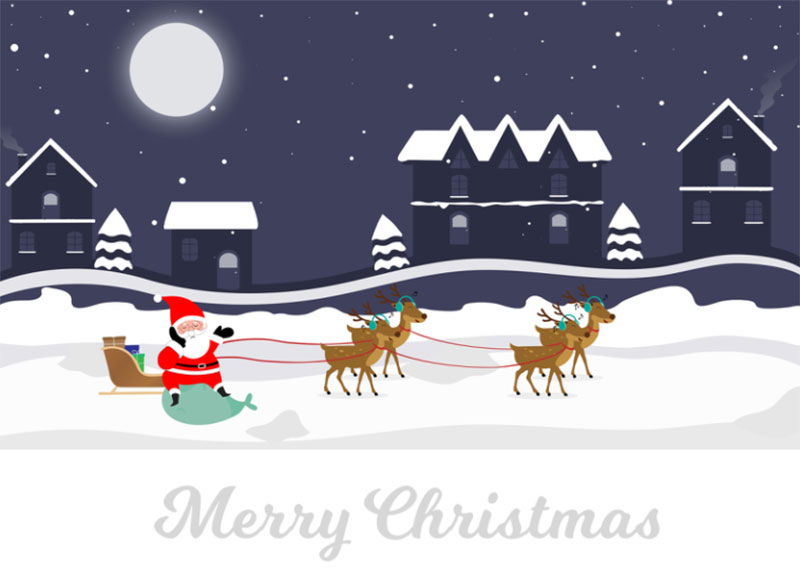Christmas-Graphics Christmas illustration examples that look amazing