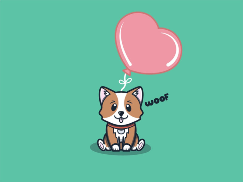 Corgi-Illustration Awesome dog illustration images to inspire you