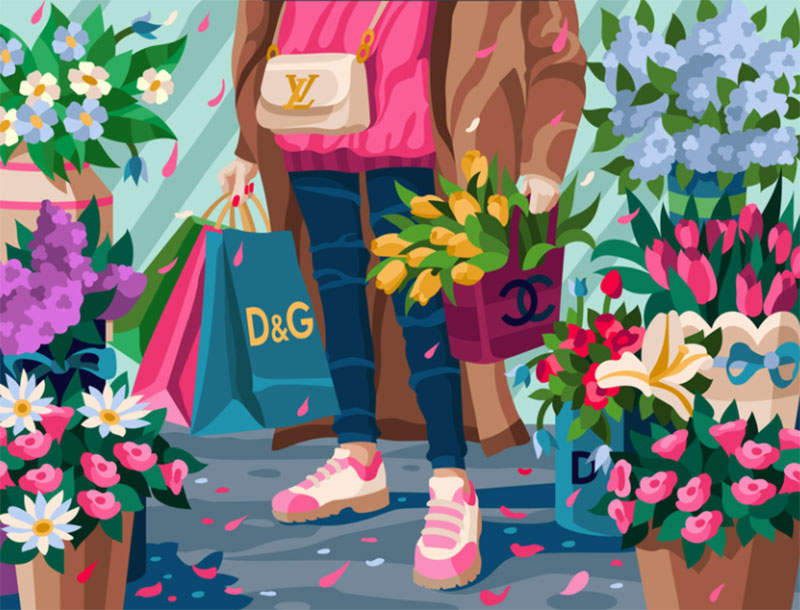 Fancy-look Dreamy spring illustration examples you must see