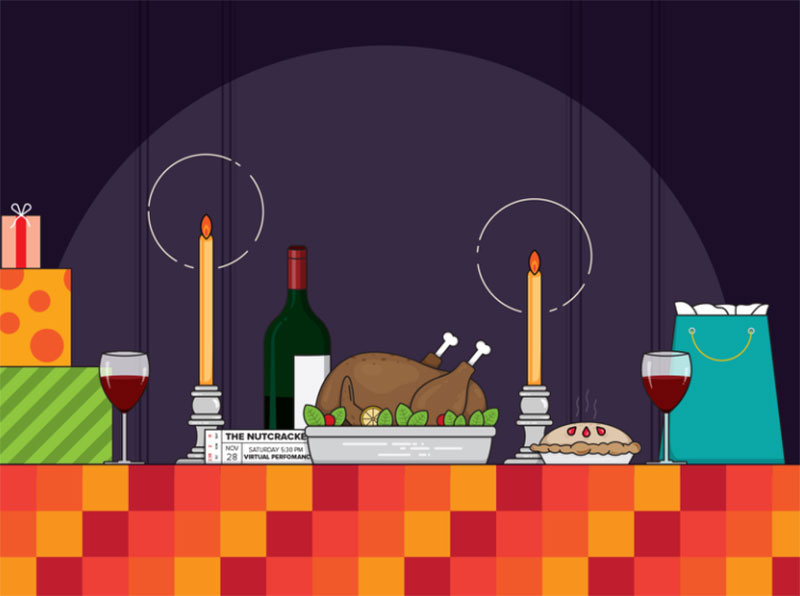 Holiday-Celebration Thanksgiving illustration examples that are great
