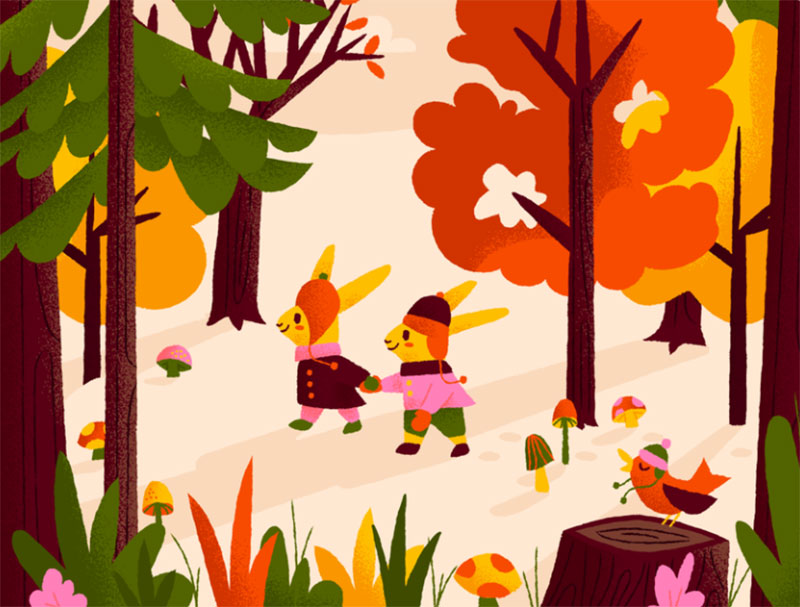 I_m-ready-for-autumn Beautiful autumn illustration examples for the season