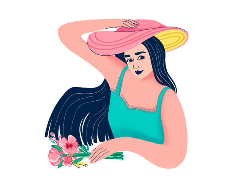 Summer-Character-Design Lovely summer illustration examples to check out