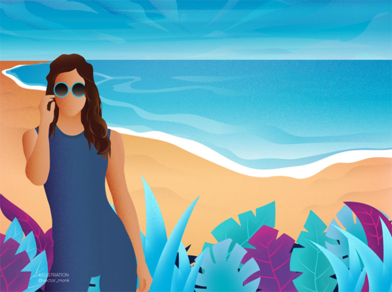 Summer-Mania Lovely summer illustration examples to check out