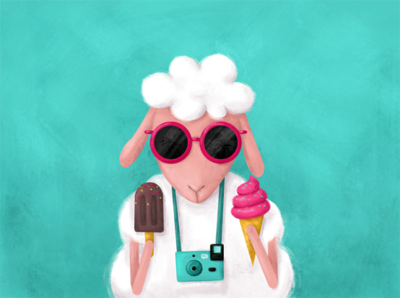 Summer-Mode-ON Lovely summer illustration examples to check out