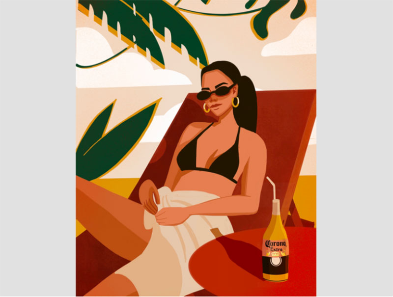 Summer-day Lovely summer illustration examples to check out
