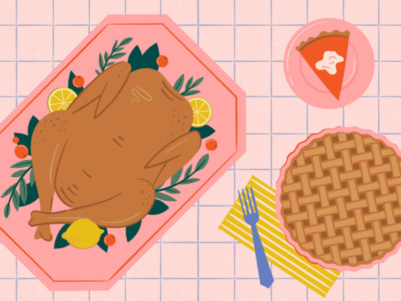 Thanksgiving-illustration Thanksgiving illustration examples that are great