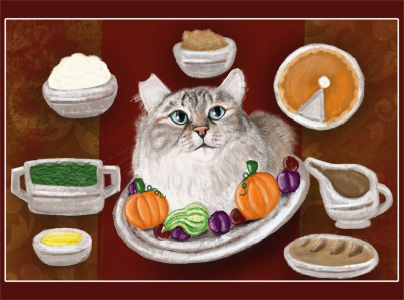 Turkey-Day Thanksgiving illustration examples that are great