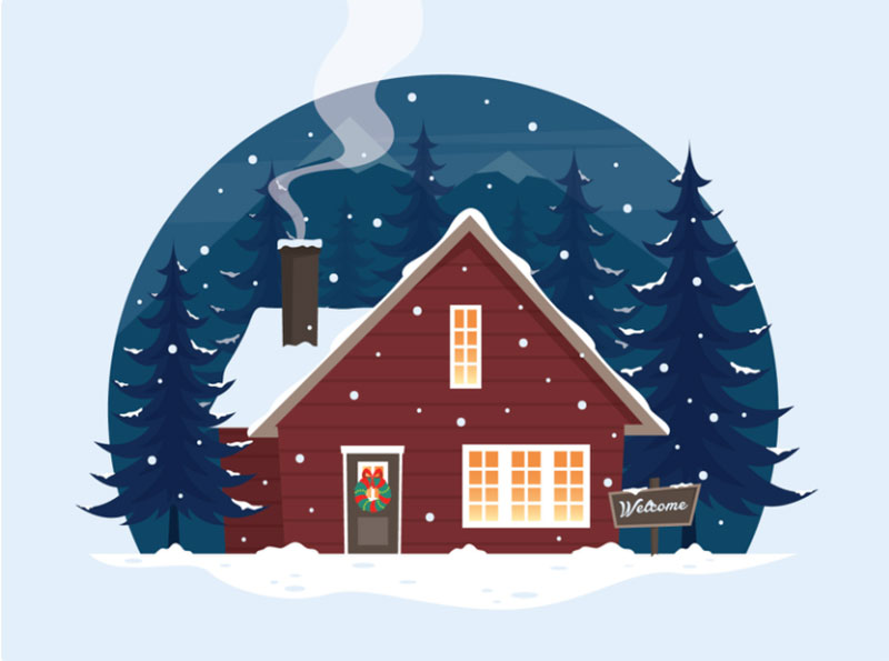 Welcome-Winter-Illustration Beautifully designed winter illustration examples for you