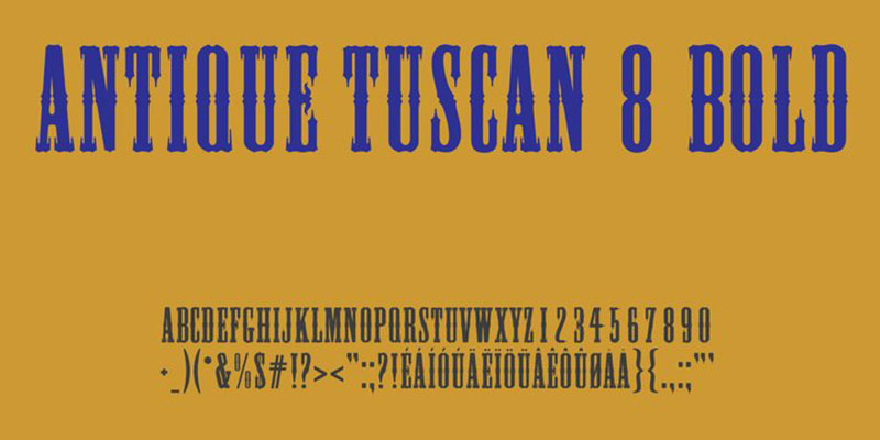 Antique-Tuscan-8 Get The Best 28 Minecraft Fonts From This Hand Picked Selection
