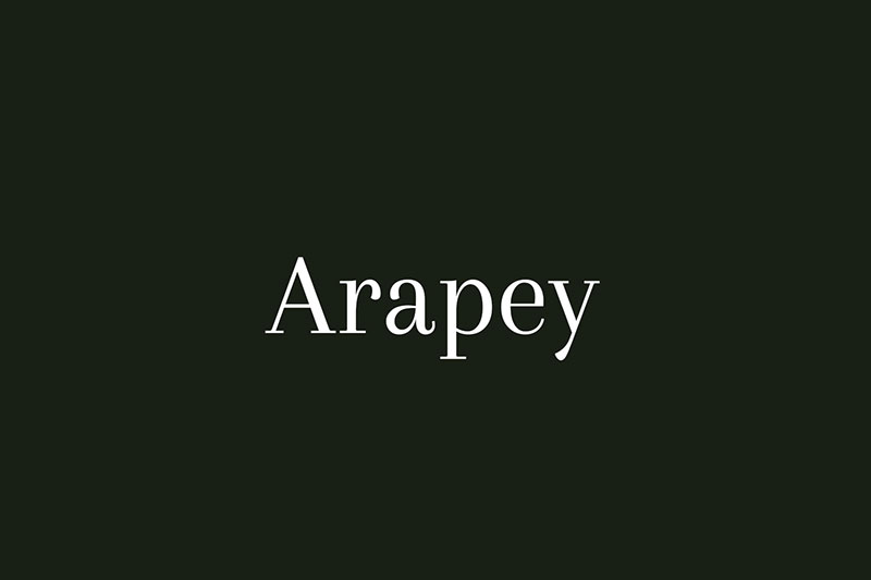 Arapey Great looking fonts similar to Bodoni to try